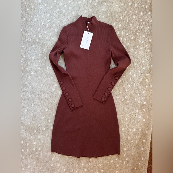 Sezane Ribbed Knit Dress - Picture 2 of 4